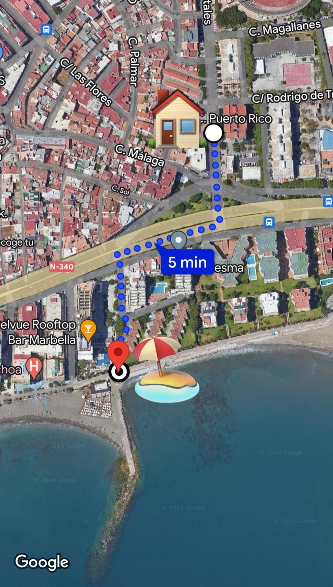 Acogedor Apartamento Cerca De La Playa Марбелья Экстерьер фото